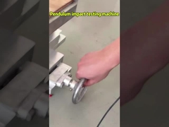 دستگاه آزمایش ضربه ی آویزان با ارتفاع و سرعت قابل تنظیم برای آزمایش انعطاف پذیر