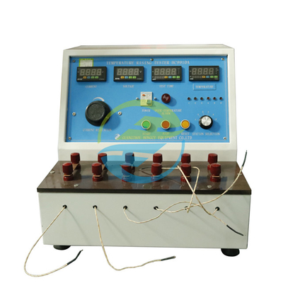 قیمت مناسب HC9910A 6 ایستگاه 0-150°C دقت بالا پلگ پین افزایش درجه حرارت تست 0-125A آزمون جریان <12V ولتاژ 220V 50HZ منبع برق IEC UL استاندارد ایمنی الکتریکی تست تجهیزات پلگ سوکت تست آنلاین