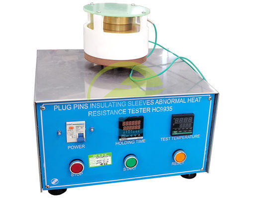 قیمت مناسب IEC60884 Standard Compliance Plug Socket Tester with 20mm Brass Button Operation and 7±0.5mm Distance for Insulating Sleeve Testing آنلاین