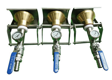 قیمت مناسب IEC60529 تجهیزات تست حفاظت از مقاومت در برابر شکل شکل 5 تستر نازل اسپری برنجی دستی برای IPX3 IPX4 121 سوراخ آنلاین