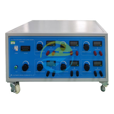 AC220V ± 5% 60Hz ولتاژ خروجی 0 ≈ 280V تجهیزات آزمایش کابل 6 ایستگاه