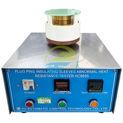 قیمت مناسب دستگاه تست مقاومت حرارتی غیرعادی آستین عایق پین دوشاخه IEC 60884 برای تست انطباق با سوکت دوشاخه آنلاین