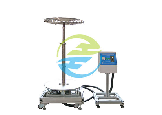 تجهیزات تست حفاظت از نفوذ مرحله چرخش قابل انعطاف 15 درجه در دقیقه 1r / min Ø600mm برای IPX1-IPX6